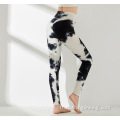 Kravat Boyama Karın Kontrol Yoga Pantolon